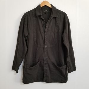 Lucky Brand Black Shirt Jacket Size Medium